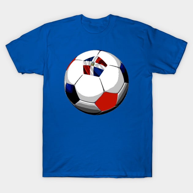 Dominican Republic Soccer T-Shirt by asaiphoto